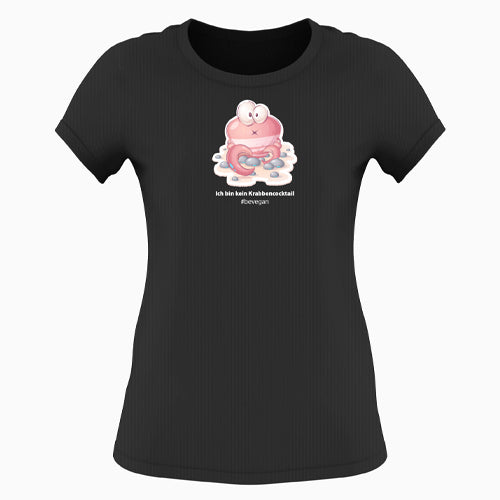 women- "Ich bin kein Krabbencocktail" - be vegan