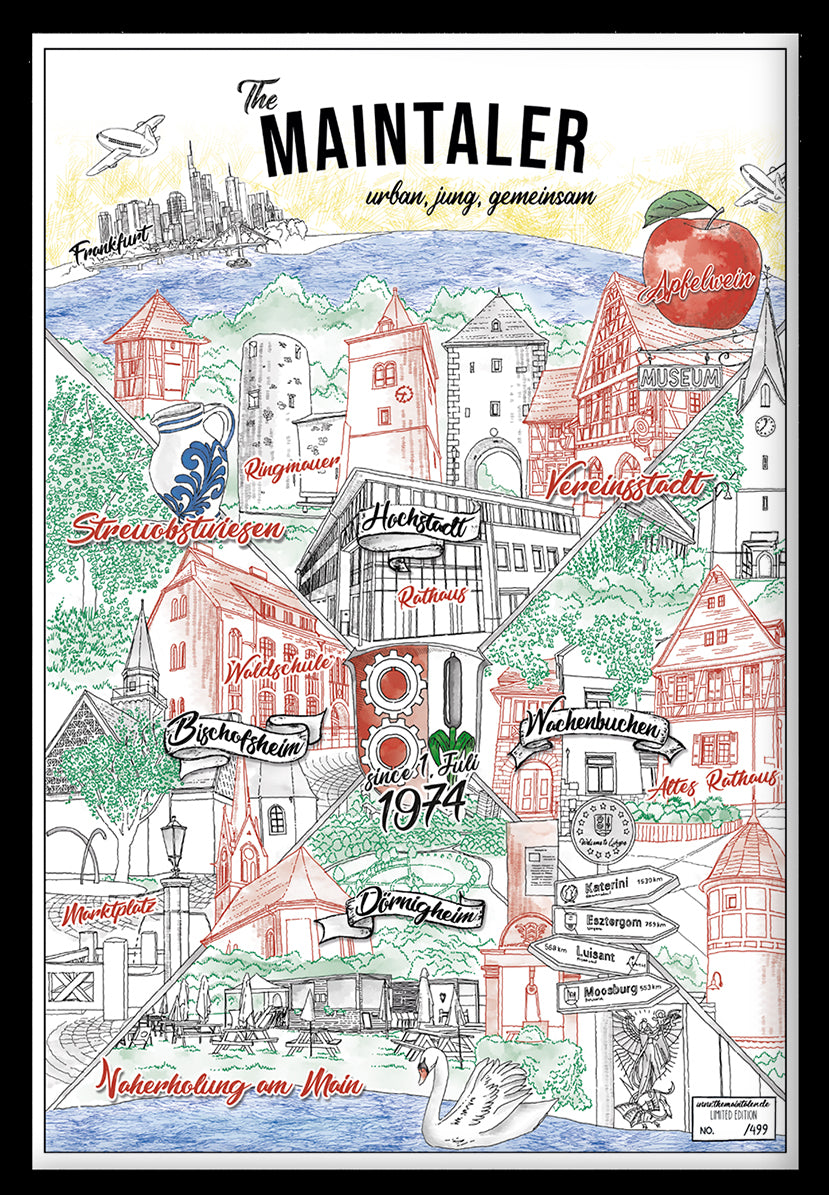 "The Maintaler" Kunstdruck