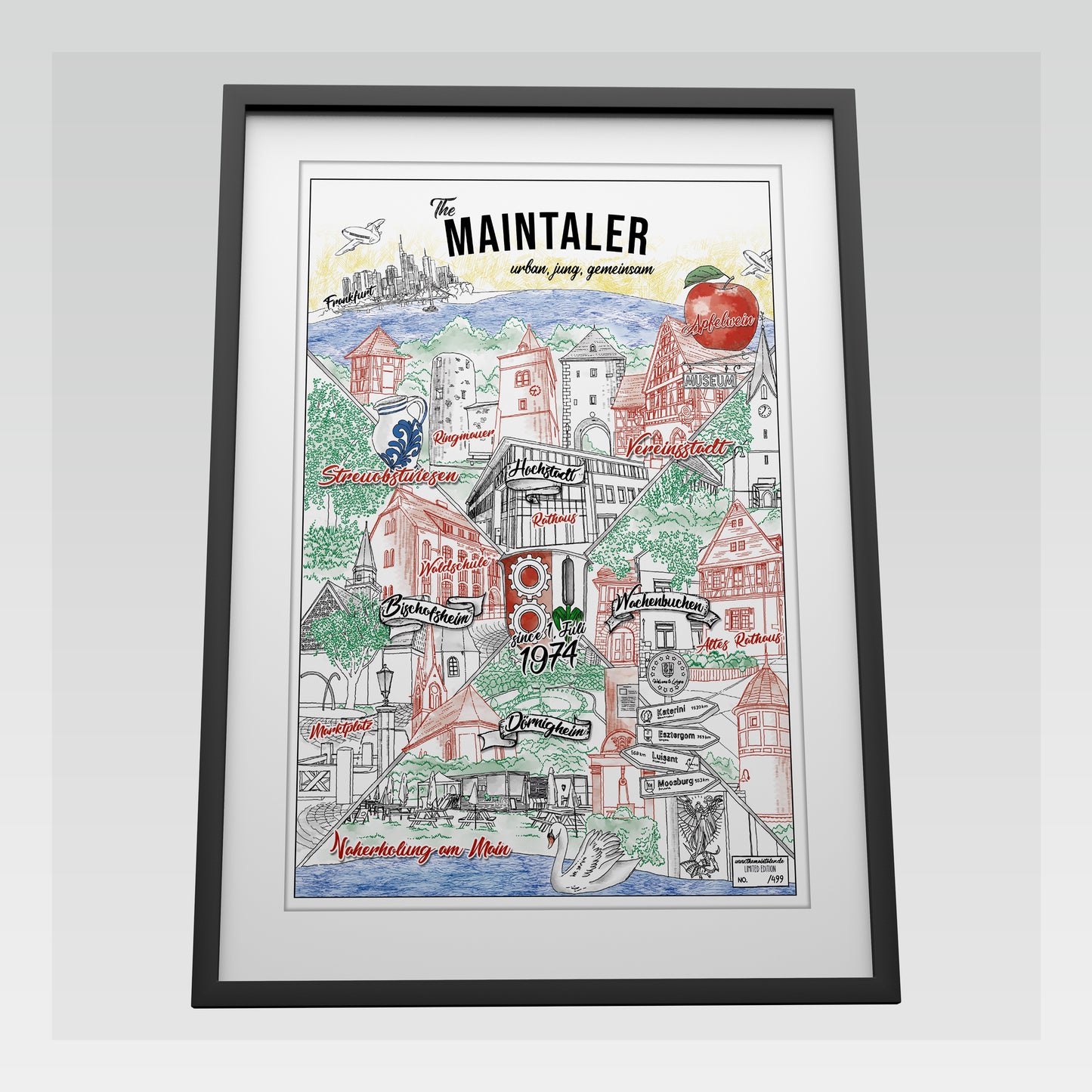 "The Maintaler" Kunstdruck